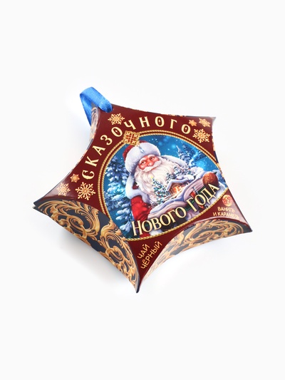 Чай новогодний чёрный «Сказочного Нового года», вкус: ваниль и карамель, 20 г
