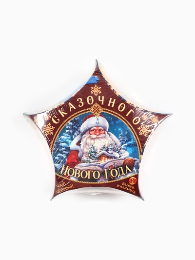 Чай новогодний чёрный «Сказочного Нового года», вкус: ваниль и карамель, 20 г