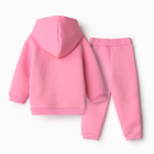 Комплект для девочки (толстовка, брюки), НАЧЁС, цвет розовый, рост 86 см (52) - Фото 7