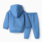 Комплект детский (толстовка, брюки), НАЧЁС, цвет синий, рост 92 см (52) - фото 23698348