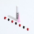 Когти накладные "Дуэт-Антицарапки" (40 шт), размер XS, чёрные-красные - Фото 6