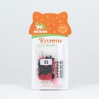 Когти накладные "Дуэт-Антицарапки" (40 шт), размер XS, чёрные-красные - Фото 7