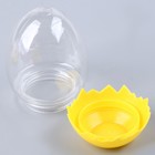 Основа для творчества и декорирования «Яйцо», набор 6 шт., размер 1 шт. — 7,5 × 5 × 5 см - фото 24518903