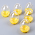 Основа для творчества и декорирования «Яйцо», набор 6 шт., размер 1 шт. — 7,5 × 5 × 5 см - фото 24518904