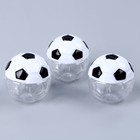Основа для творчества и декорирования «Футбольный мяч», набор 3 шт., размер 1 шт. — 5 × 5 × 5 см - фото 7592826