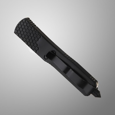 Нож складной, автоматический "Аспид" сталь - 420, рукоять - сталь, 8 см