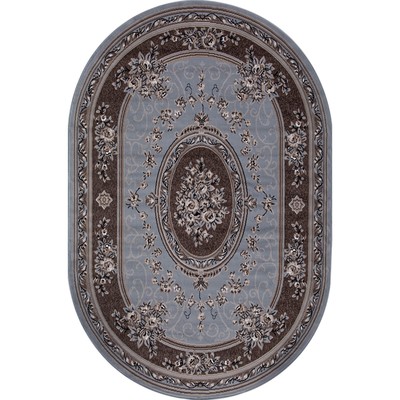 Ковёр овальный Merinos Sierra, размер 60x110 см, цвет blue-brown 2