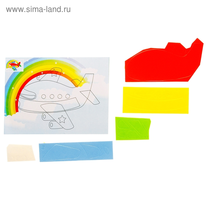 Аппликация 3D "Самолетик" из ЕVA - Фото 1
