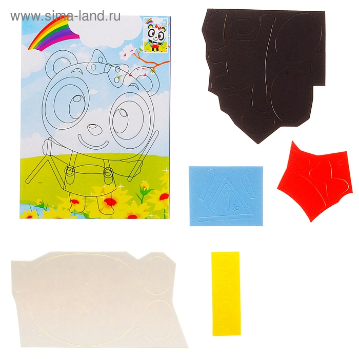 Аппликация 3D "Панда" из ЕVA - Фото 1