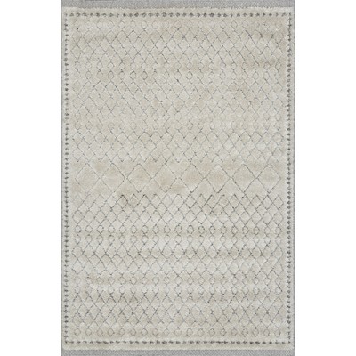 Ковёр прямоугольный Milat Tunis, размер 76x150 см, цвет l.gray/white