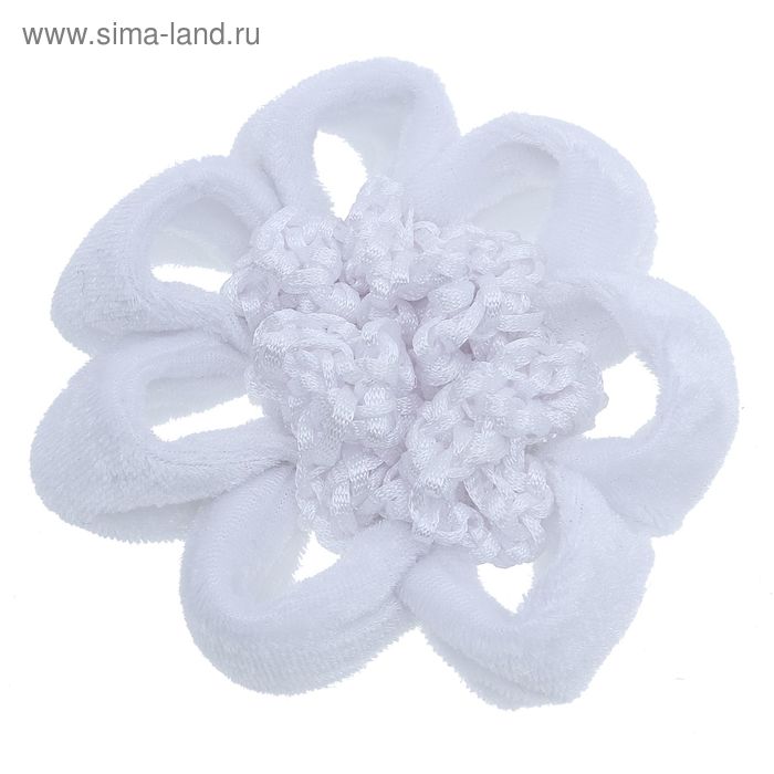 резинка для волос для пучка белая - Фото 1