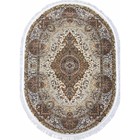 Ковёр овальный Shahreza, размер 200x285 см, цвет cream - фото 2147282