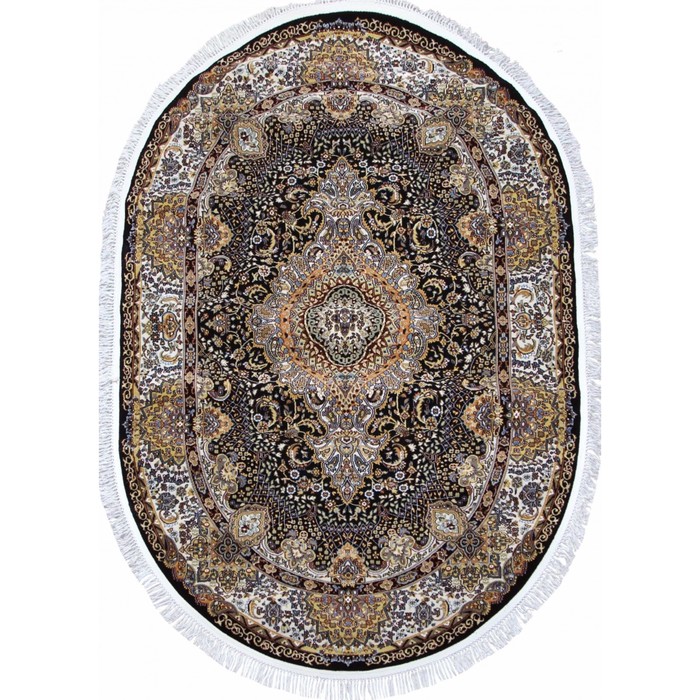 Ковёр овальный Shahreza, размер 200x285 см, цвет navy