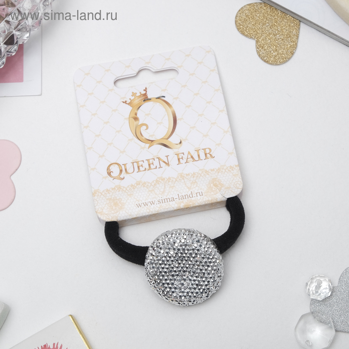 Резинка для волос "День и ночь" круг, микс - Фото 1