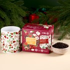 Новый год! Подарочный набор «Насыщенных моментов»: чай со вкусом: зимняя вишня 50 г., кружка 300 мл. - фото 4871256