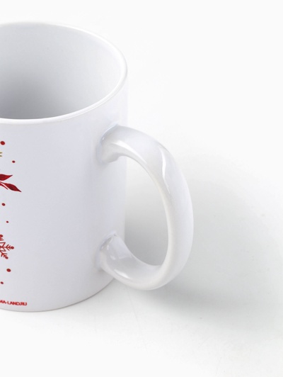 Подарочный набор новогодний «Благополучия»: чай со вкусом: лимон 50 г, кружка 300 мл.