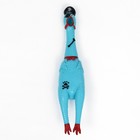 Игрушка пищащая "Курица-пират" для собак, 41 см, голубая - фото 7581295