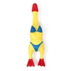 Игрушка пищащая "Пляжная утка XL" для собак, 41 см, жёлтая - фото 7581301