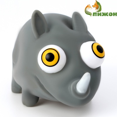 Игрушка для собак «Динозавр» 12 см, серая