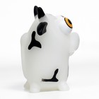 Игрушка для собак "Корова" 12 см, белая/чёрная - фото 7581361