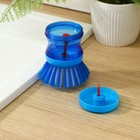 УЦЕНКА Щётка с дозатором для моющего средства Доляна, цвет МИКС - Фото 4