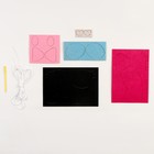 Набор для создания сумки из фетра с перфорацией «Милый котик» - Фото 4