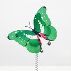 Дразнилка на основании "Бабочка", 15 см, микс цветов - фото 9739558