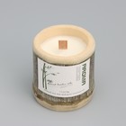 Свеча ароматическая в бамбуке "Кунулун", соевый воск, 25ч, 150 гр, в коробке, 8,5х8 см - Фото 6