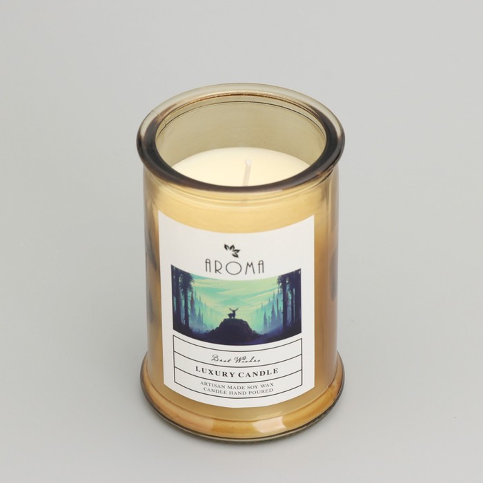 Свеча ароматическая в банке  "Цветущий жасмин", 40ч, 95 гр, в коробке - фото 1909334896