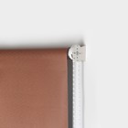 Штора рулонная блэкаут «Нюд», 90×250 см, шоколад - Фото 4