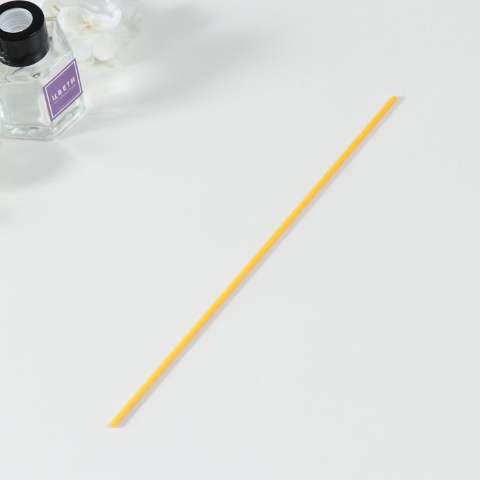 Палочка фибровая для аромадиффузора "Жёлтая" 0,3х0,3х25 см - фото 1907872512