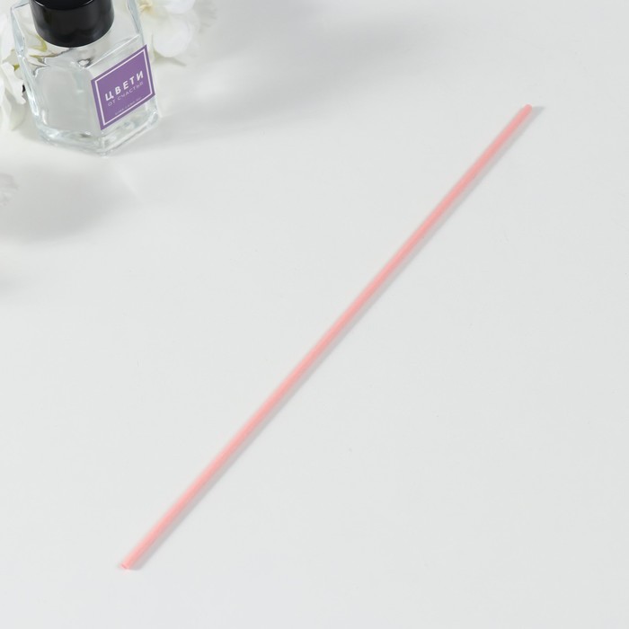 Палочка фибровая для аромадиффузора "Нежно-розовая" 0,3х0,3х25 см - фото 1907872530