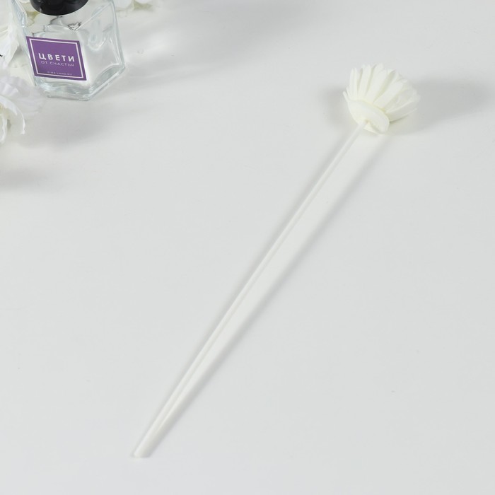 Палочки фибровые для аромадиффузора "Белоснежные цветы" набор 2 цветка + 5 палочек - фото 1907872536