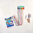 Вышивка крестиком для детей на пластиковой канве «Воздушные котята», набор для творчества - Фото 2