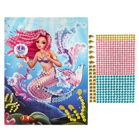Набор для творчества, кристальная мозаика «Супер модель» 17 × 23 см