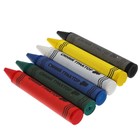 Восковые карандаши «Синий трактор» 6 цв., толстые - фото 35960090