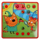 Большая пластиковая мозаика для малышей «Три Кота» 10 картинок, 46 фишек - Фото 2