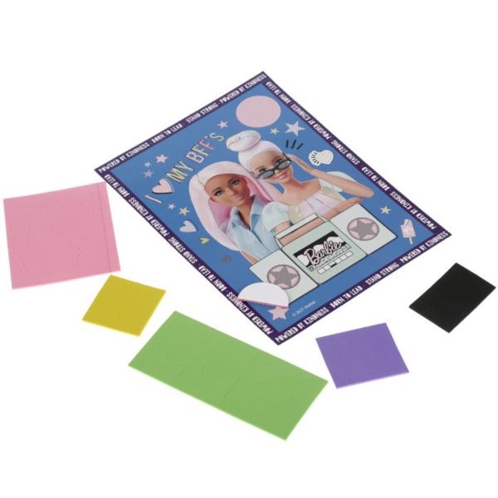 Набор для детского творчества «Барби» аппликация из гофрир.бум, эва, 17 × 23 см