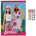 Набор для детского творчества «Барби» аппликация крупными стразами, 17 × 23 см - Фото 2
