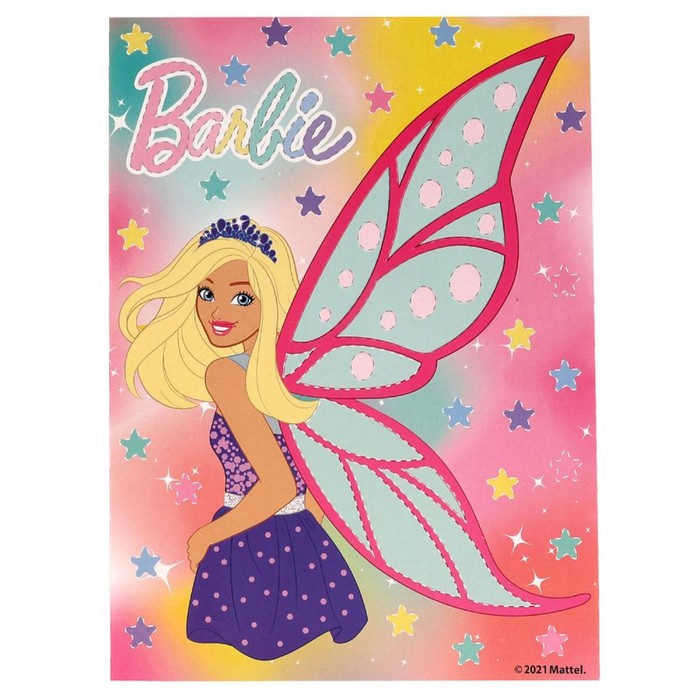 Набор для детского творчества «Барби» аппликация из эва, 17 × 23 см