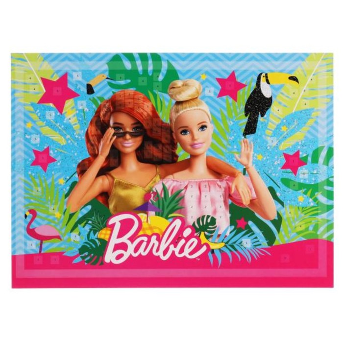 Набор для детского творчества «Барби» аппликация мягкая мозаика, 17 × 23 см