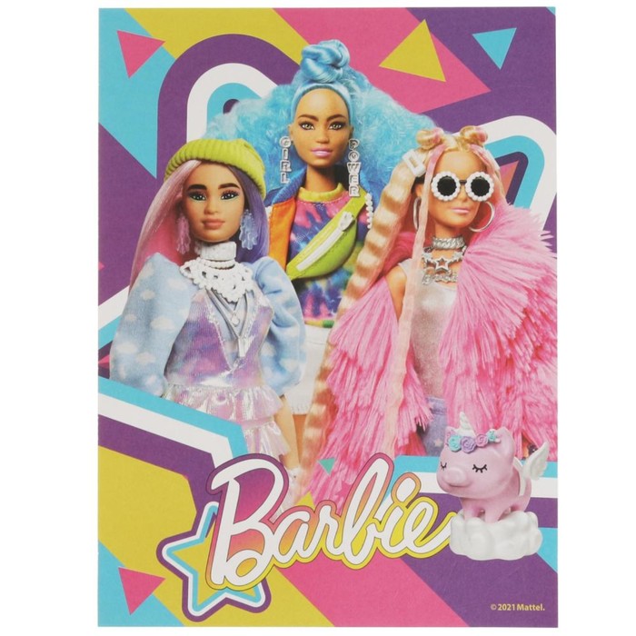 Набор для детского творчества «Барби» аппликация из фольги, 17 × 23 см
