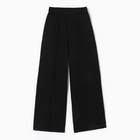 Костюм женский (толстовка/брюки), цвет чёрный, размер 54 - Фото 13