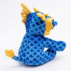 Мягкая игрушка «Дракон», 16 см, цвет синий - фото 3622390