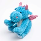 Мягкая игрушка «Дракон», 21 см, цвет голубой - фото 285027587
