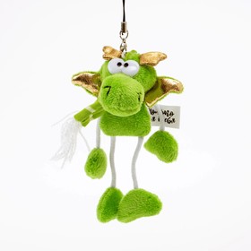 Мягкая игрушка «Дракон», 12 см, цвет зелёный