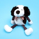 Мягкая игрушка «Собака», 16 см, цвет чёрно-белый - фото 320276028