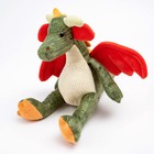 Мягкая игрушка «Дракон», 20 см, цвет зелёный - фото 320276042