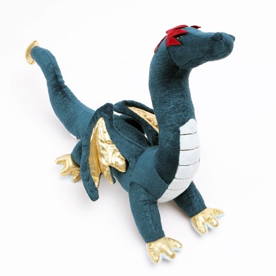 Мягкая игрушка «Дракон», 34 см, цвет синий