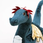 Мягкая игрушка «Дракон», 34 см, цвет синий - Фото 4